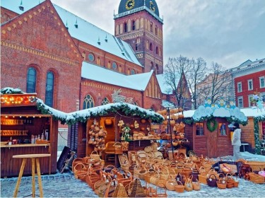 Piata de Craciun - Riga, Letonia